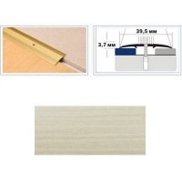 Порог для пола А5 КД 135 см Дуб жемчужный в Орехово-Зуево