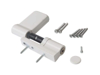 Петля для двери дверная DHV для ПВХ дверей до 120 кг БЕЛЫЙ (RAL9016) 2 шт в Орехово-Зуево