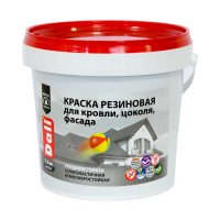Краска для кровли резиновая Терракотовая 6 кг в Орехово-Зуево