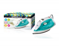 Электроутюг паровой с покрытием тефлона 1600Вт аквамарин ERGOLUX ELX-SI01-C40 в Орехово-Зуево