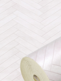 Панель для кухонного фартука 270-1015 Ceramics 67,5 см 4 м Шеврон серый в Орехово-Зуево