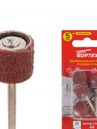 Шлифовальная лента 15 мм зерно 120 + держатель WORTEX в Орехово-Зуево