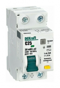 Schneider DEKraft автомат АВДТ-103 1Р+N C25A 16054 в Орехово-Зуево