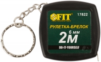 FIT Рулетка брелок 2 м х 6мм 17822 в Орехово-Зуево