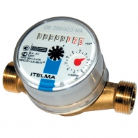 ИТЭЛМА ДУ=15,L=110 Водосчетчик гор./хол. вода БЕЗ СГОНОВ в Орехово-Зуево