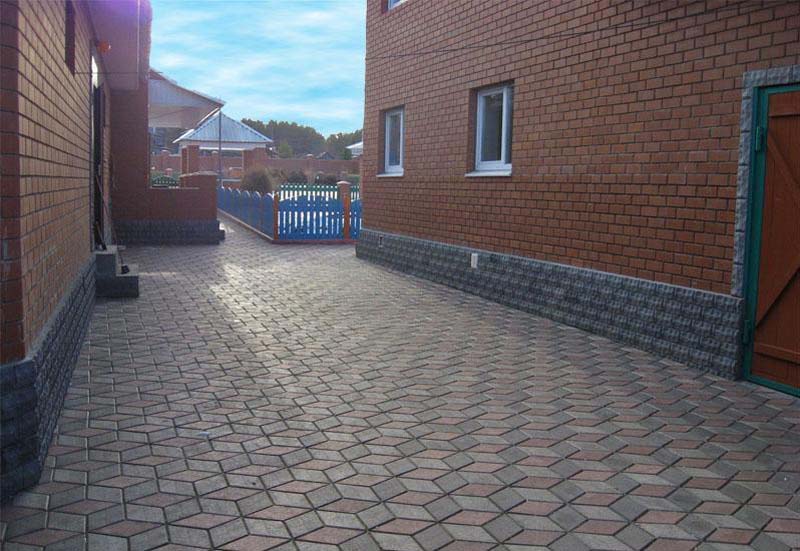 Плитка тротуарная «Ромб» по доступным ценам в Орехово-Зуево