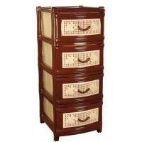 Комод 4-х секционный М1356 КОРИЧНЕВЫЙ в Орехово-Зуево