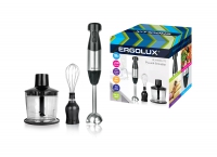Блендерный набор 700 Вт ERGOLUX ELX-BS02-C72 серебристо-черный в Орехово-Зуево