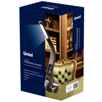 Uniei TLD-566 6W/4500K Светильник наст.КОРИЧНЕВЫЙ,сенсорн.выкл.,Dimmer,ЧАСЫ,КАЛЕНДАРЬ в Орехово-Зуево