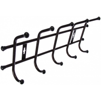 Вешалка настенная с полкой NIKA 5 КЮЧКОВ 52,5 x 30 x 23,5 см МЕДНЫЙ АНТИК ВНП4/А в Орехово-Зуево