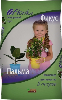 ФЛОРИКА Грунт цветочный ФИКУС-ПАЛЬМА 5 л в Орехово-Зуево